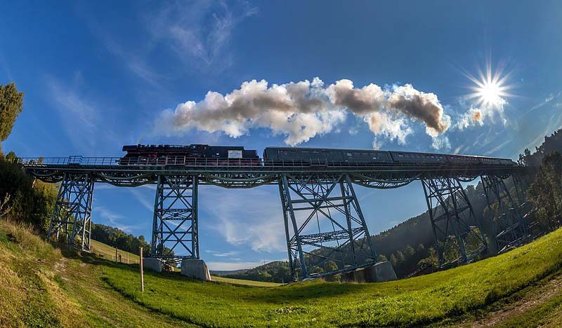 Erzgebirgische-Viadukt Markersbach-familievakanties.nl