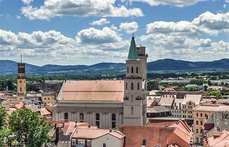 Saksen-Oberlausitz-panoram Zittau-familievakanties.nl