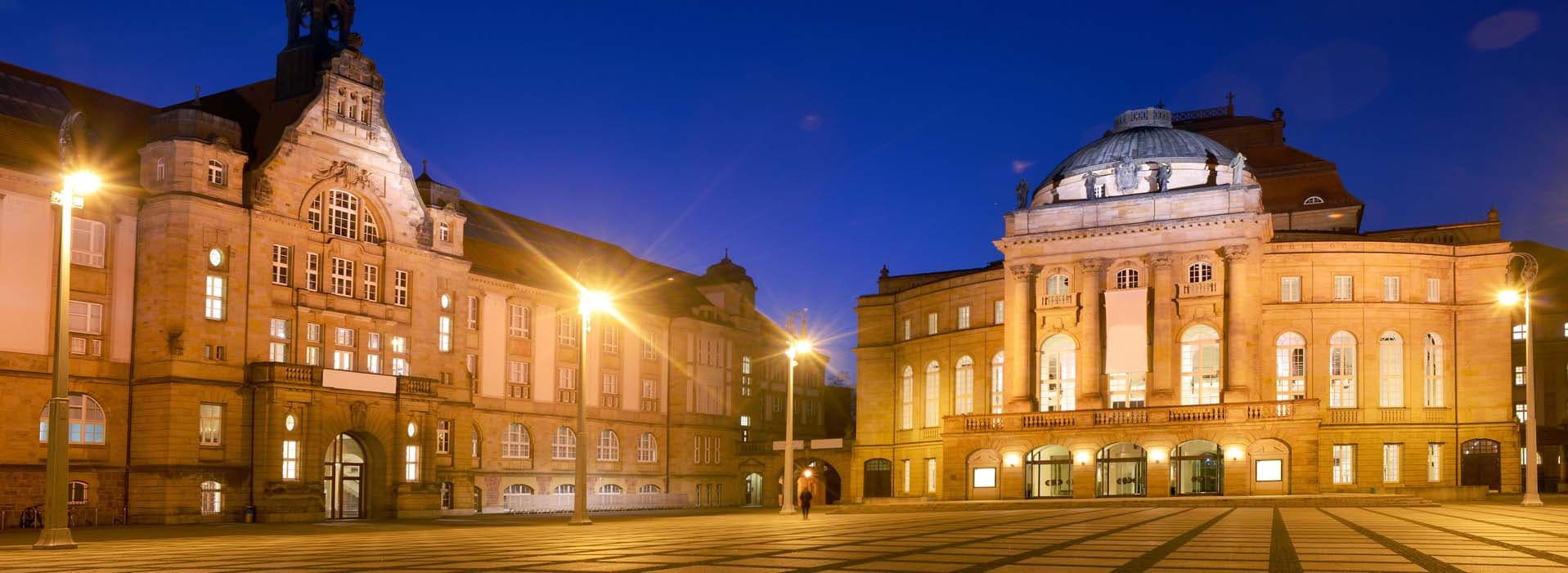 Duitsland-Saksen-Chemnitz-marktplein-Familievakanties