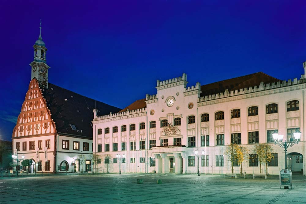 Marktplatz-stadhuis-Zwickau-Saksen-Familievakanties.nl