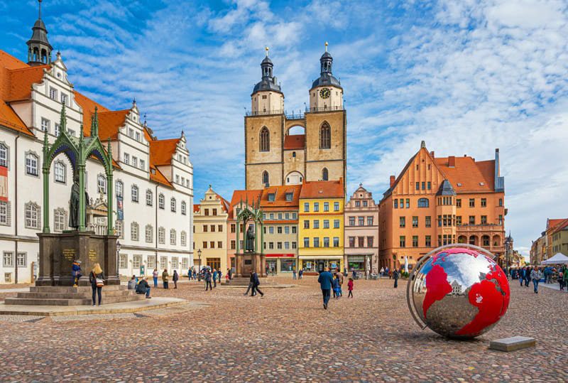 Saksen-Anhalt-Wittenberg-Marktplatz, Wittenberg-Familievakanties.nl